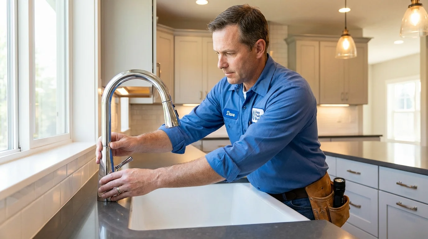Kitchen faucet installation by Johns Plumbing LLC in Lomita