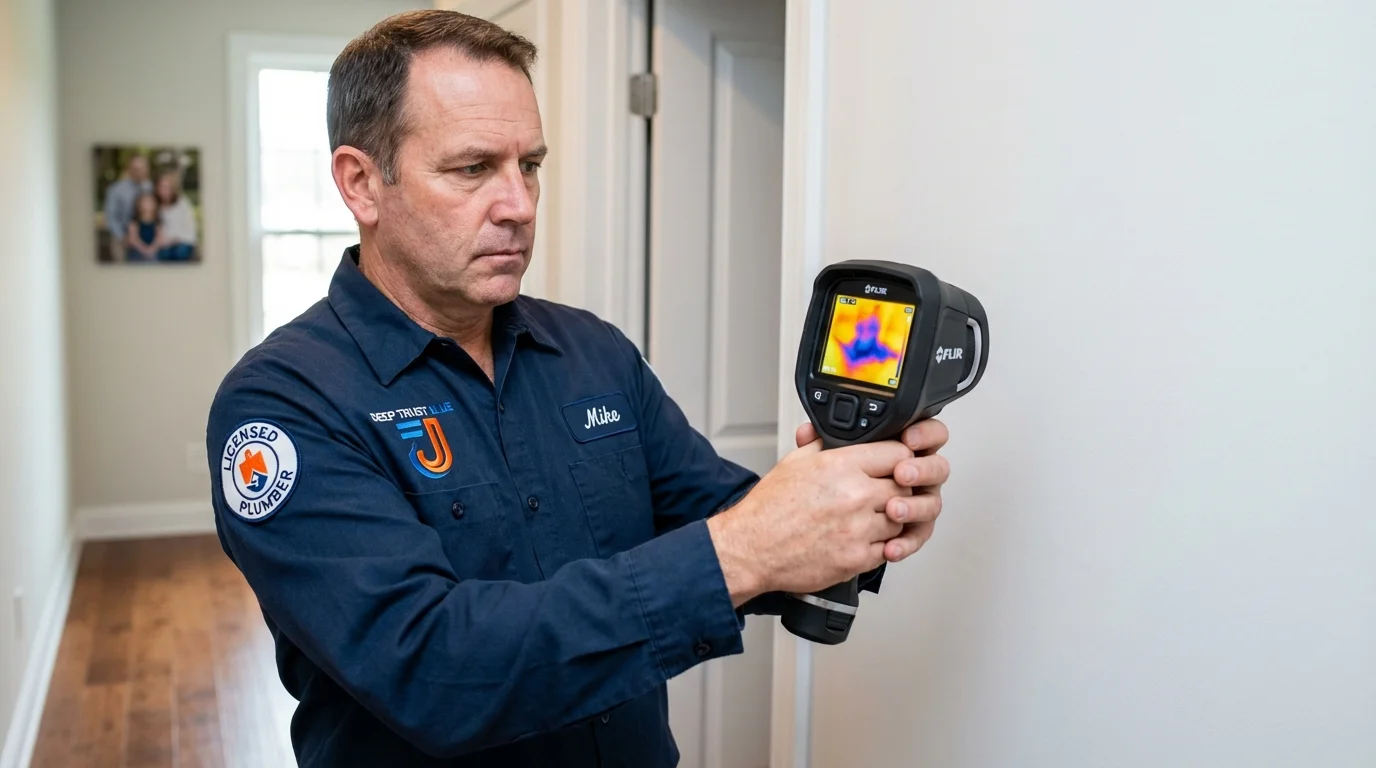 Thermal imaging leak detection by Johns Plumbing LLC in Lomita